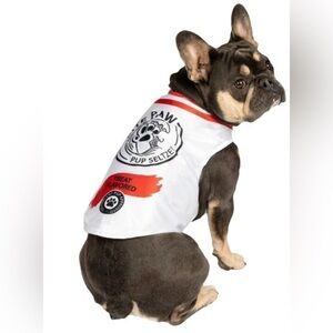 Pup Seltzer Dog Costume - Red and White l/xl